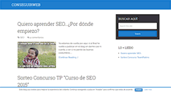 Desktop Screenshot of conseguirweb.com